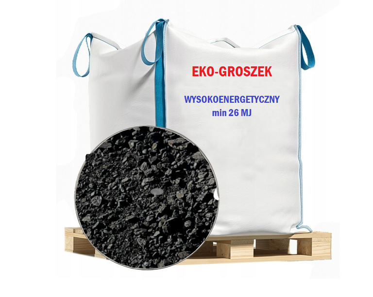 Ekogroszek paleta 1000 kg węgiel  BIG BAG, (1) - Produkty 
